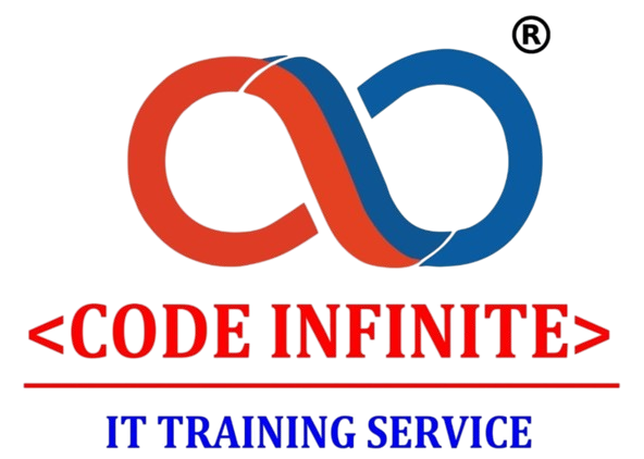 Code Infinite logo - IT training institute specializing in software Training and digital marketing.